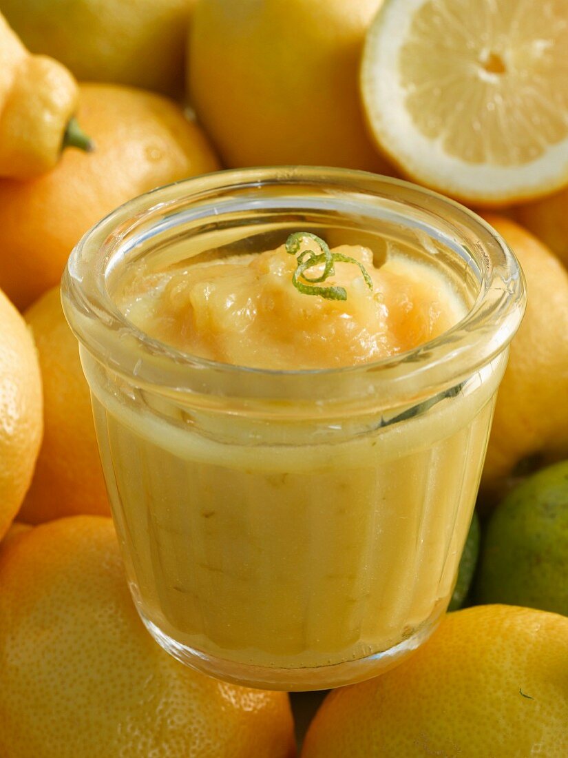 Lemon Curd im Glas