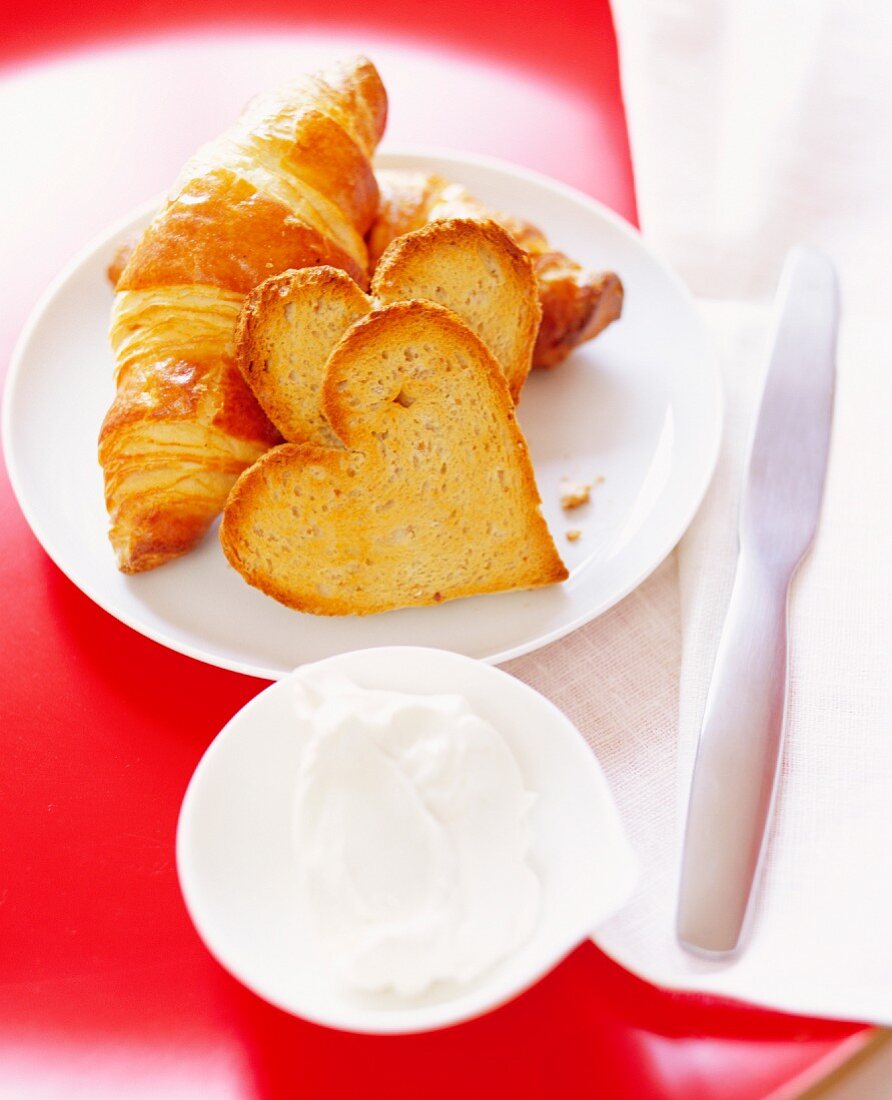 Frühstück am Valentinstag