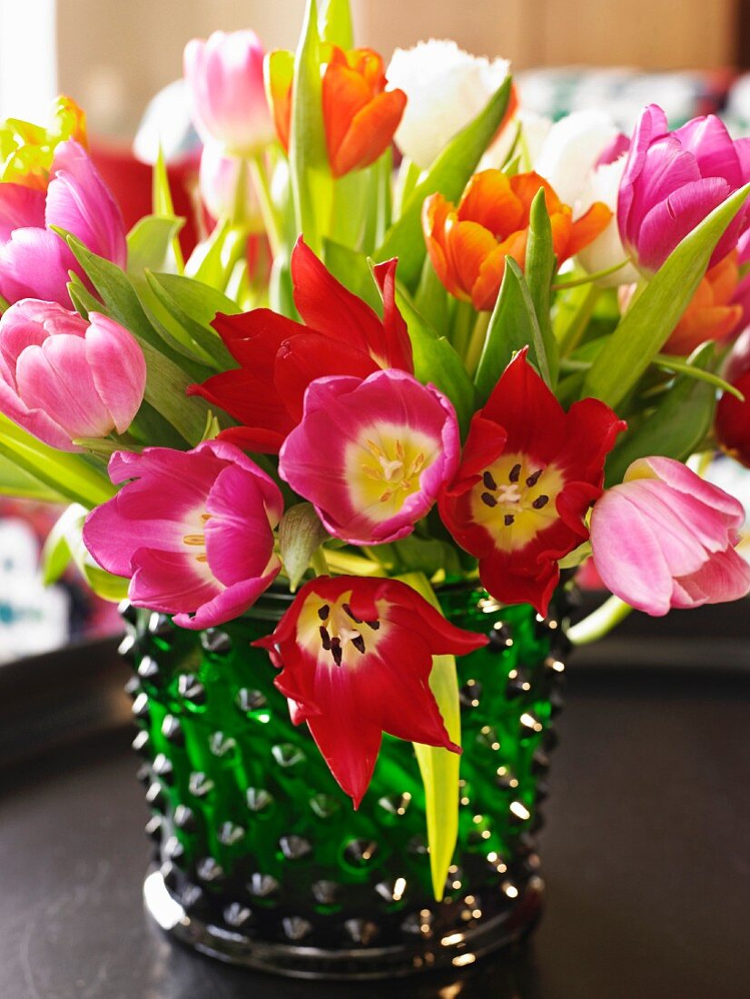 Tulips in a vase