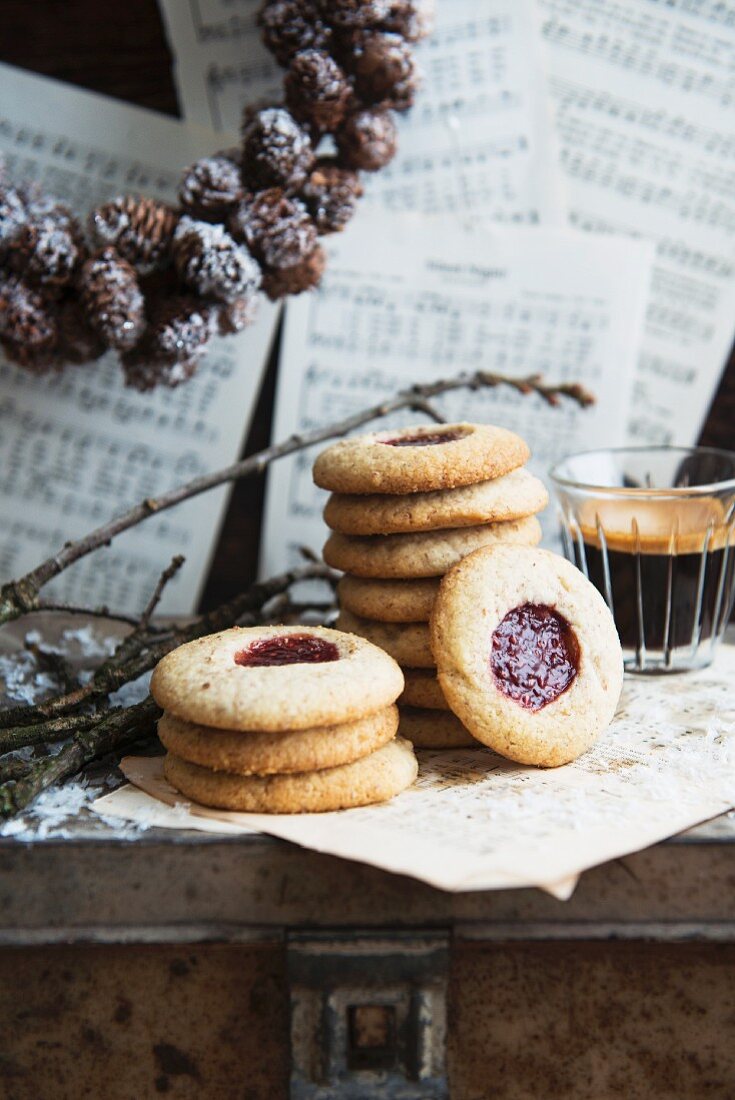 Marmeladenplätzchen