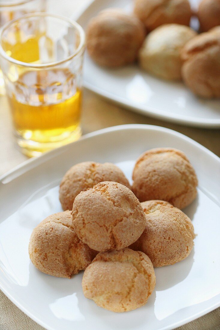 Amaretti sardi (Mandelmakronen, Italien)