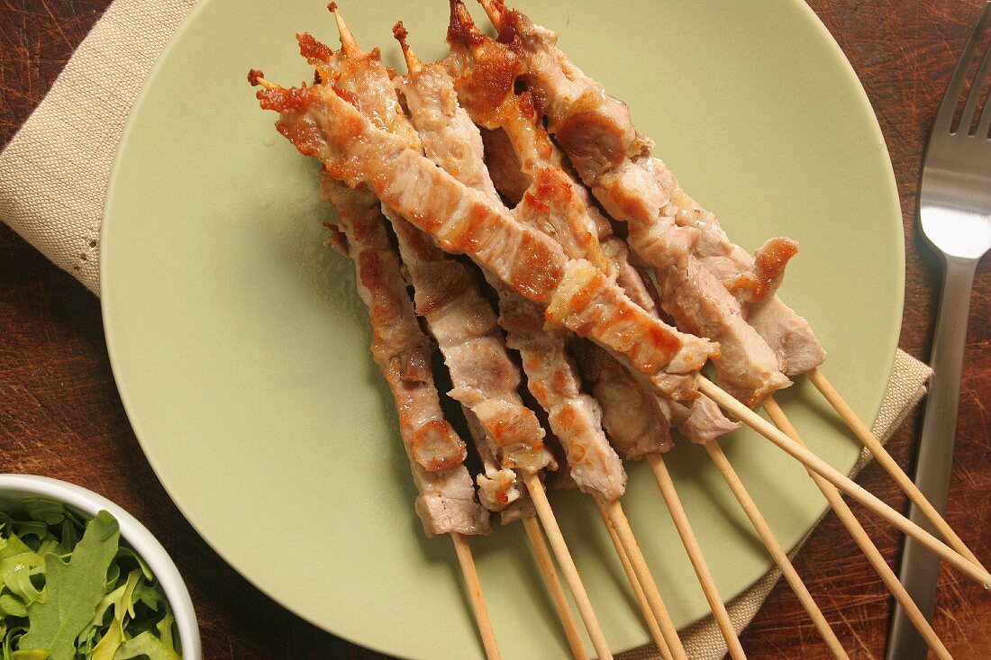 Arrosticini (Kleine Fleischspiesse, Italien)