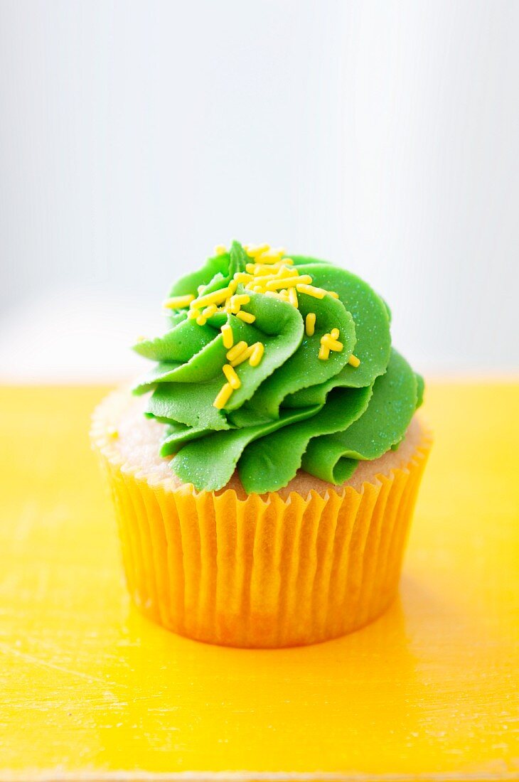 Orangencupcake mit Limettencreme