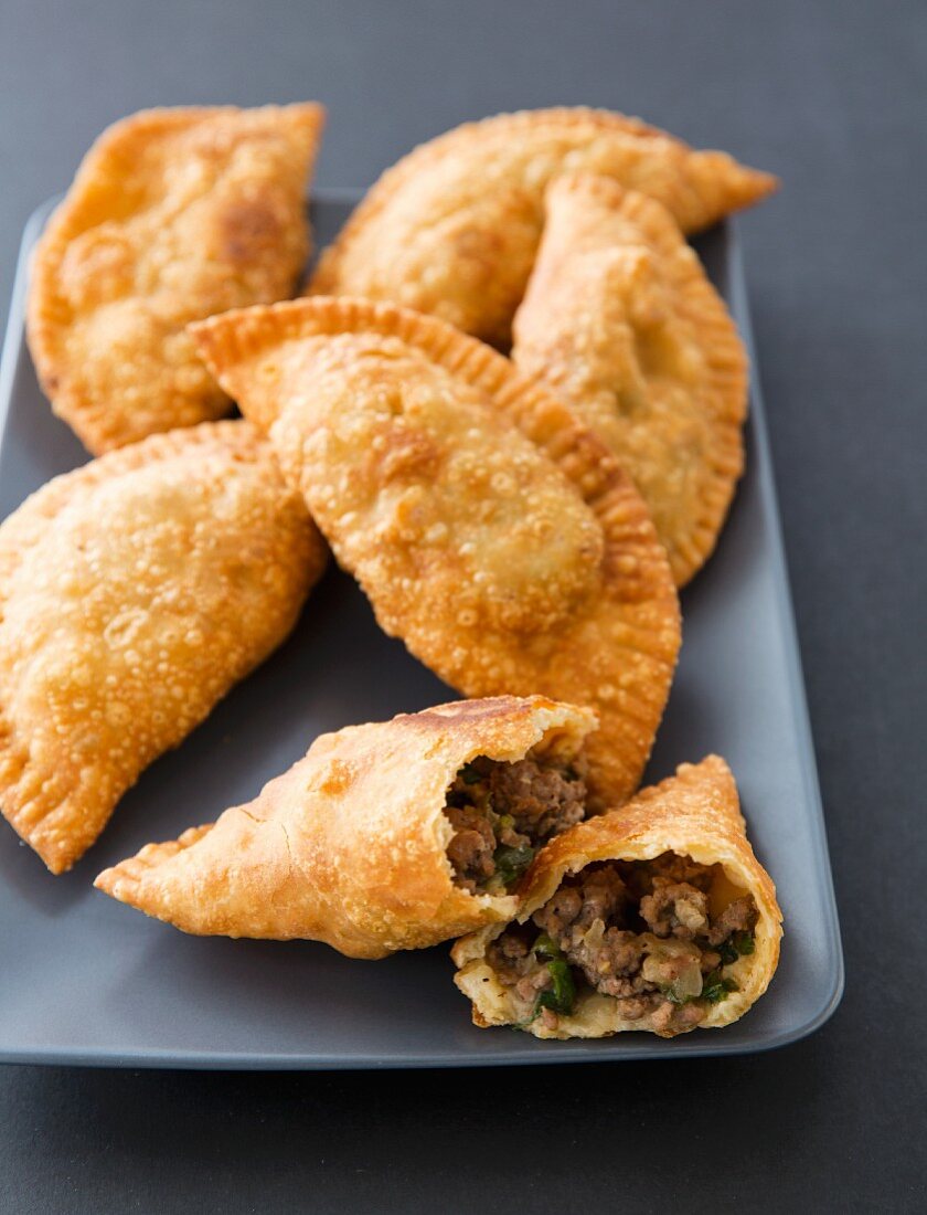 A Plate of Fried Meat Pies