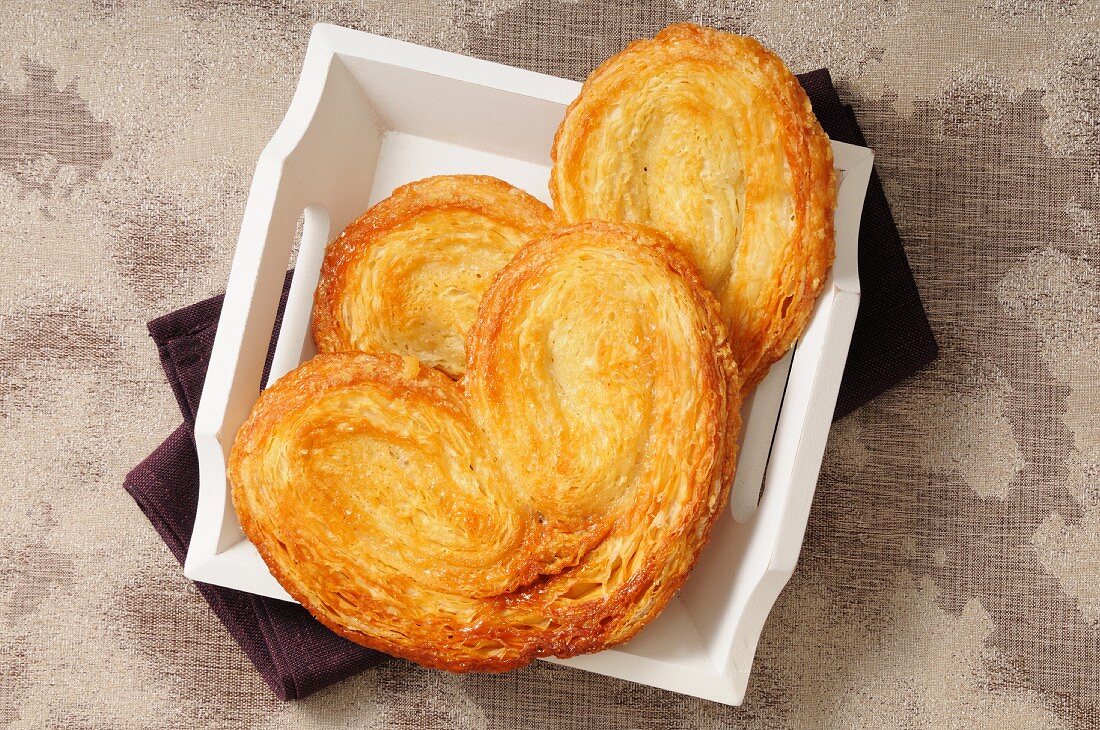 Two Palmiers on a Plate