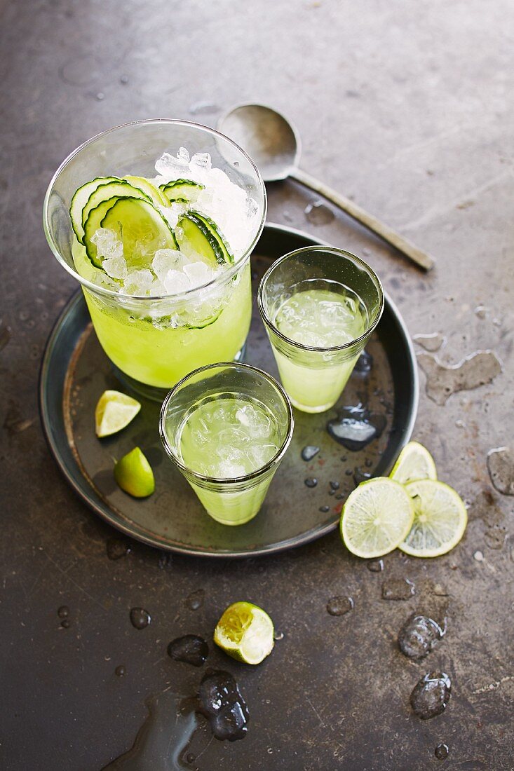 A lime-based drink with snake gourd