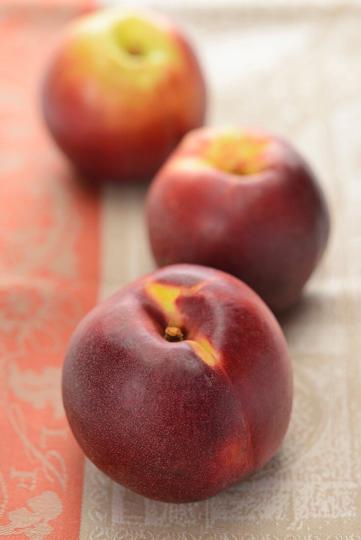 Three nectarines