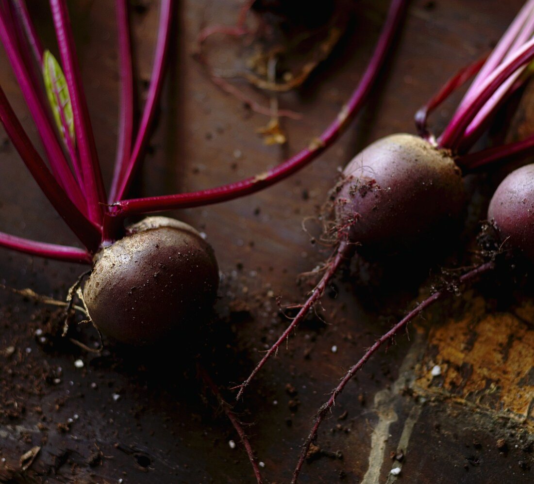 Beetroot on a wooden surface