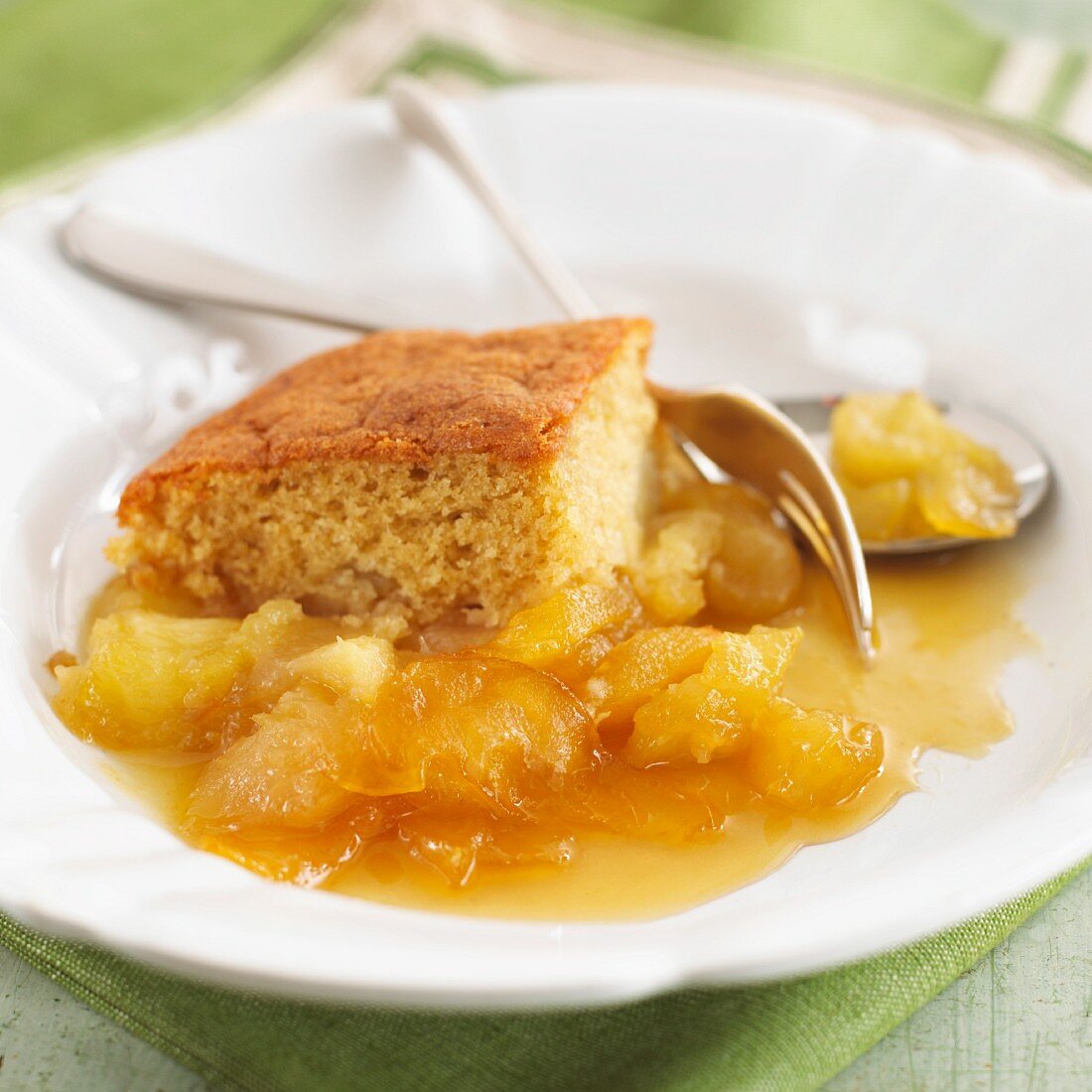 Toffee-Apfel-Pudding aus England