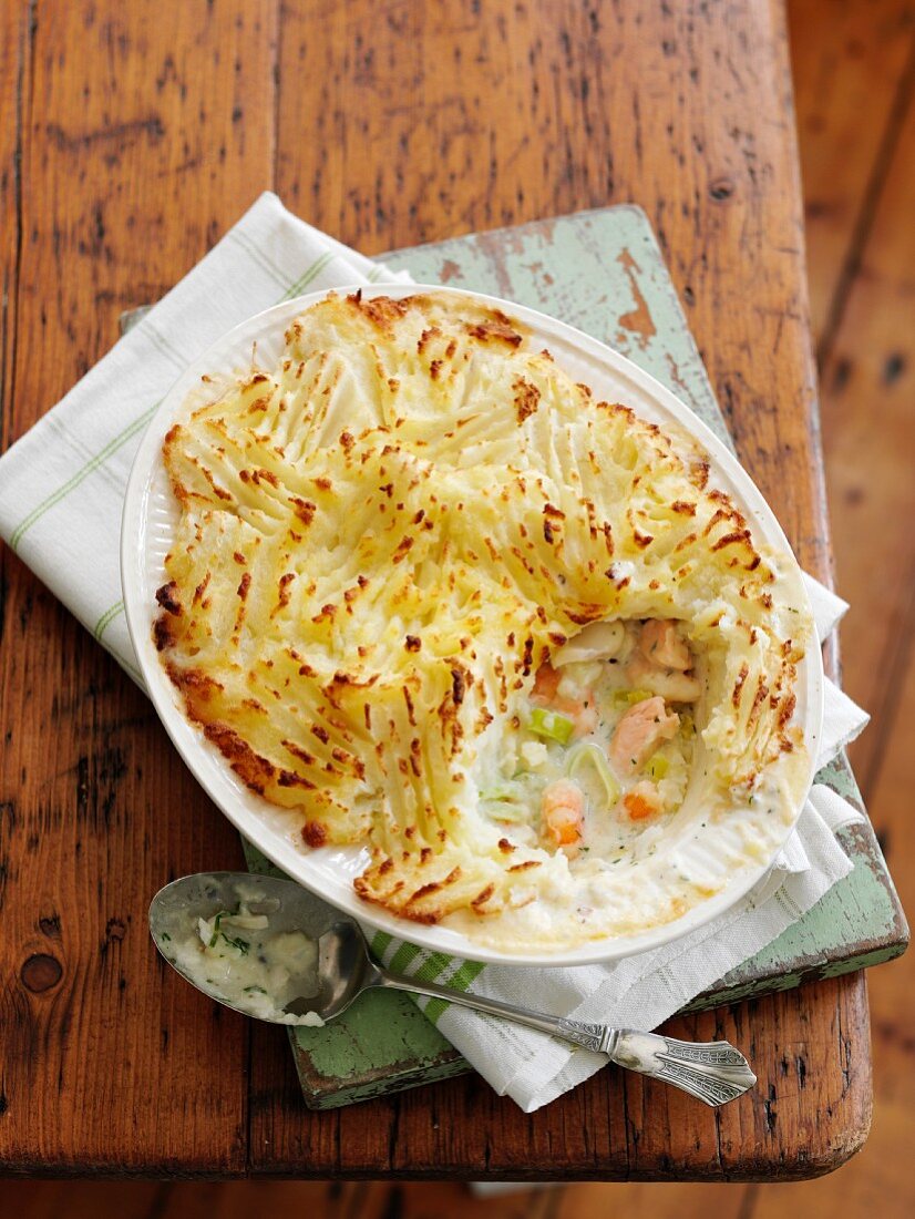 Fish Pie with Carotts