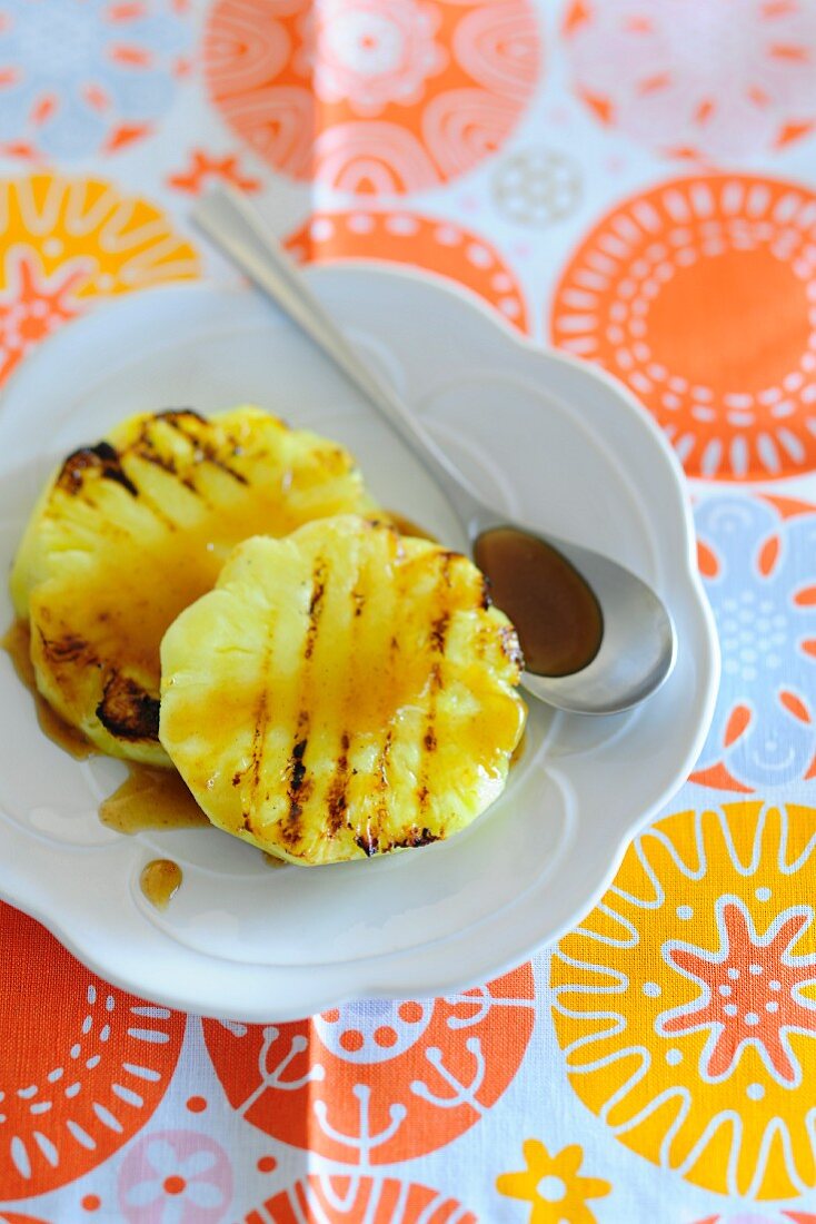 Gegrillte Ananas