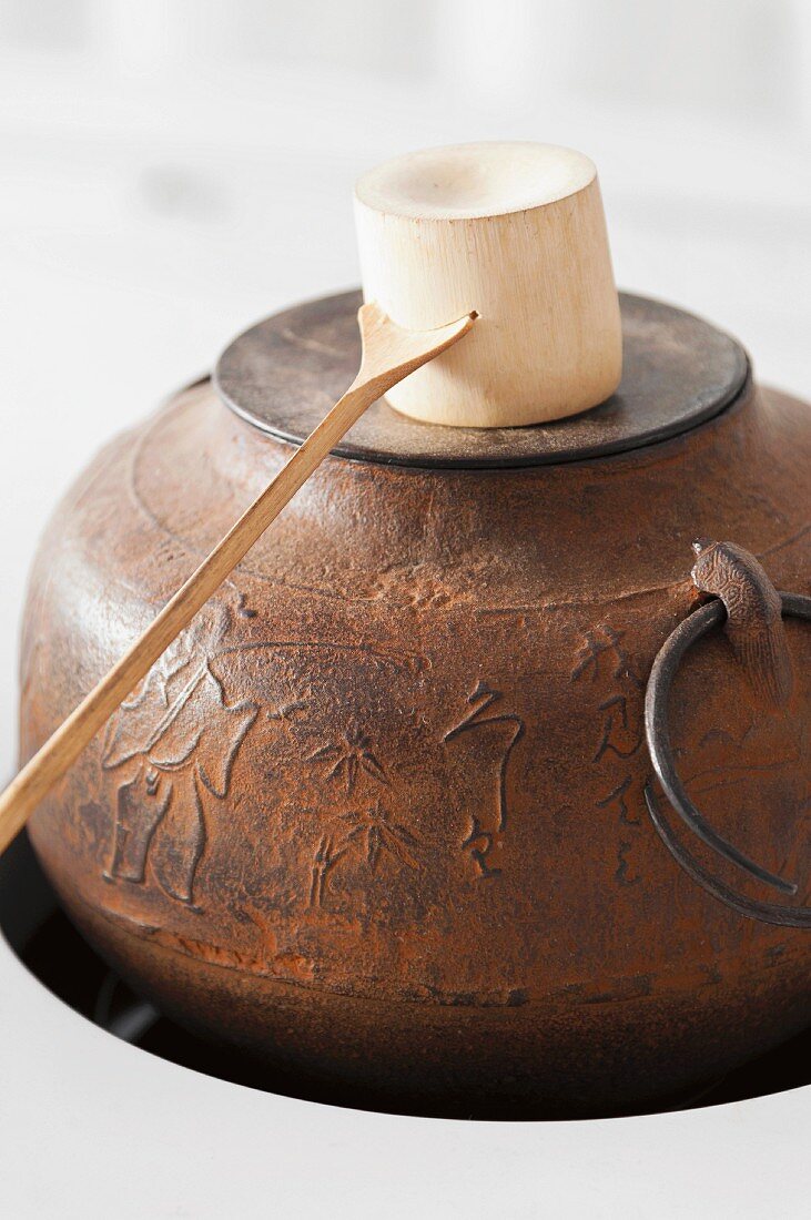 Asian tea kettle