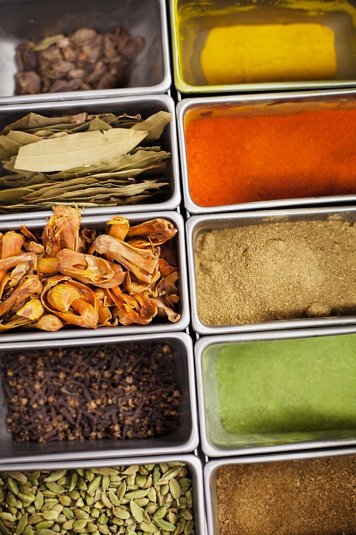 Assorted herbs and spices