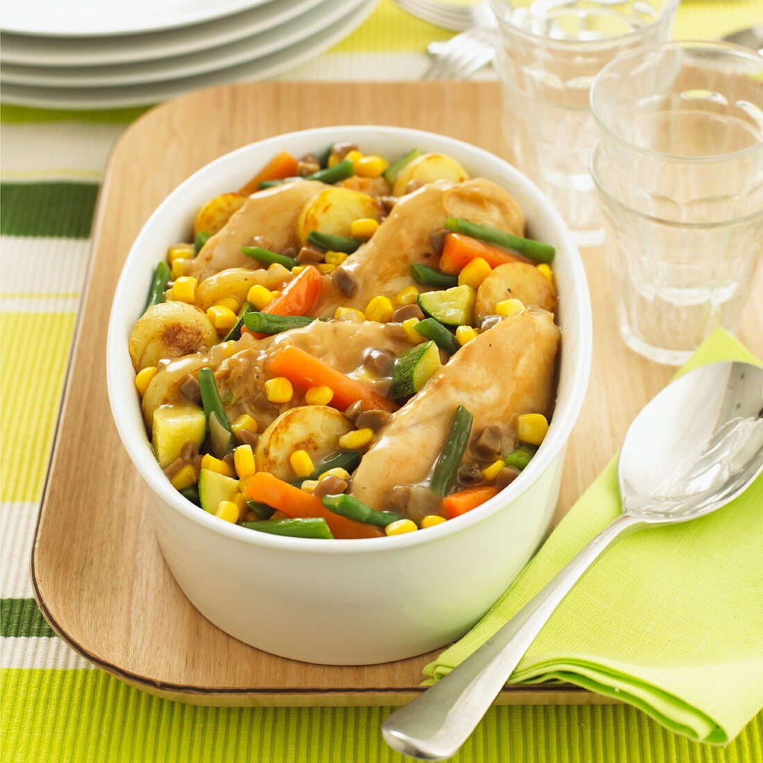 Hot Pot mit Huhn & Gemüse