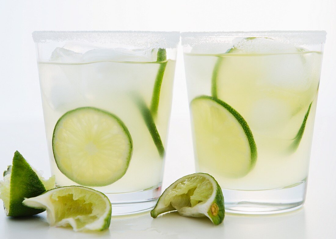 Limes in margaritas