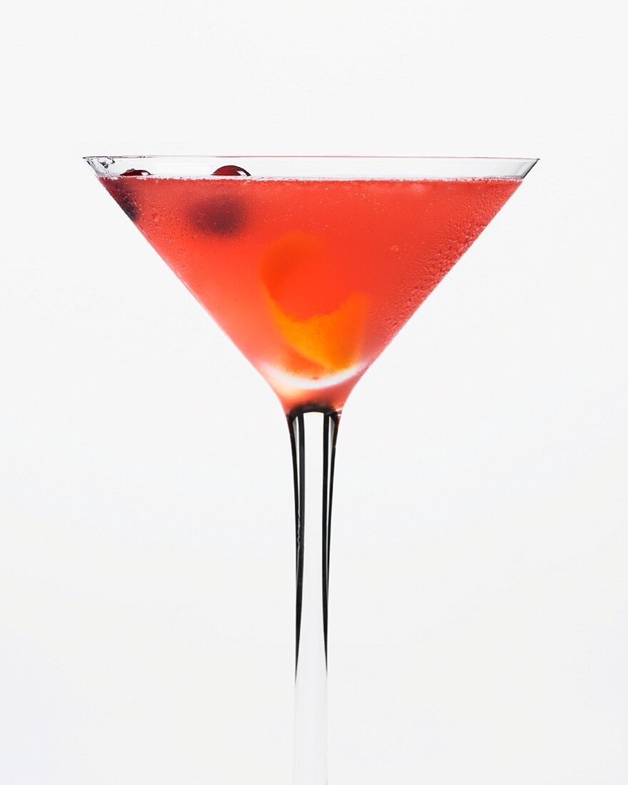 Cosmopolitan Cocktail mit Cranberries