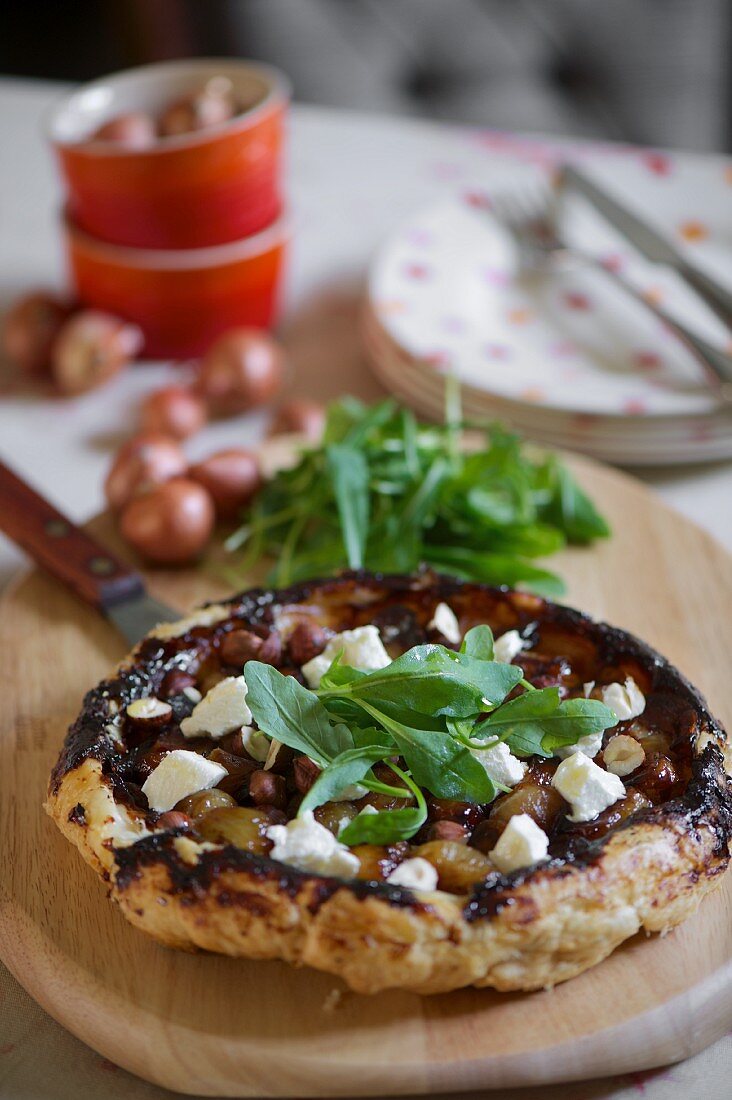 Schalotten-Tarte Tatin