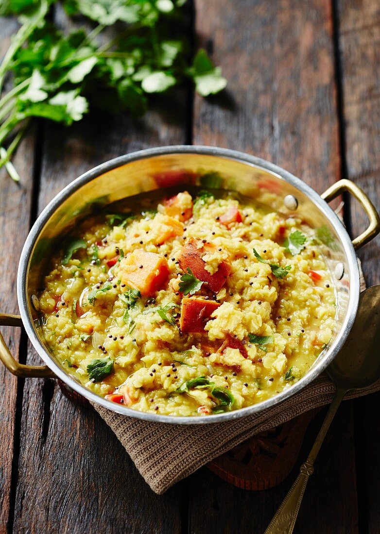 Dhal with sweet potatoes (India)
