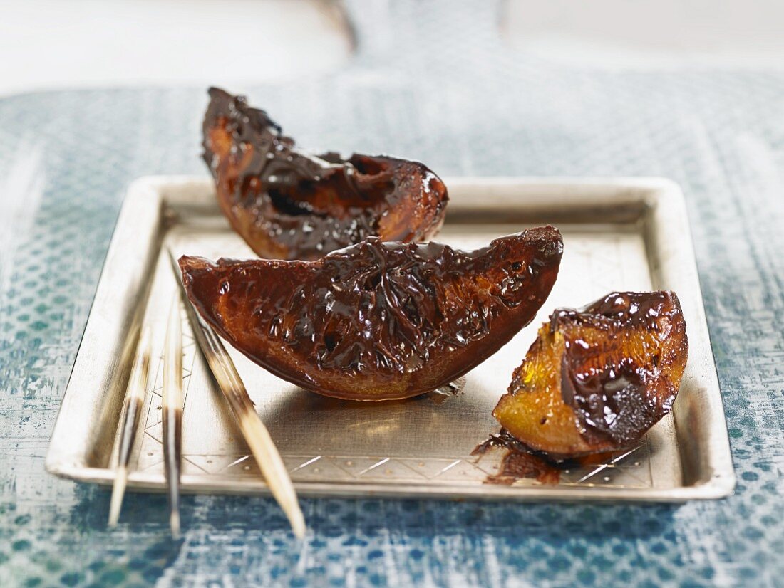 Candied oranges with chocolate