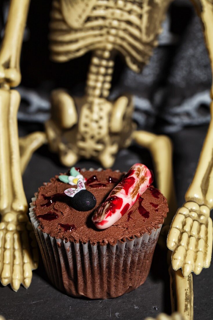 Cupcake für Halloween