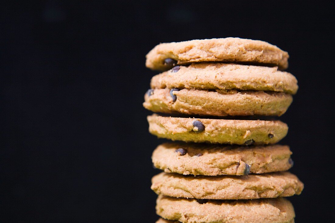 Assorted Cookies; Three Stacked