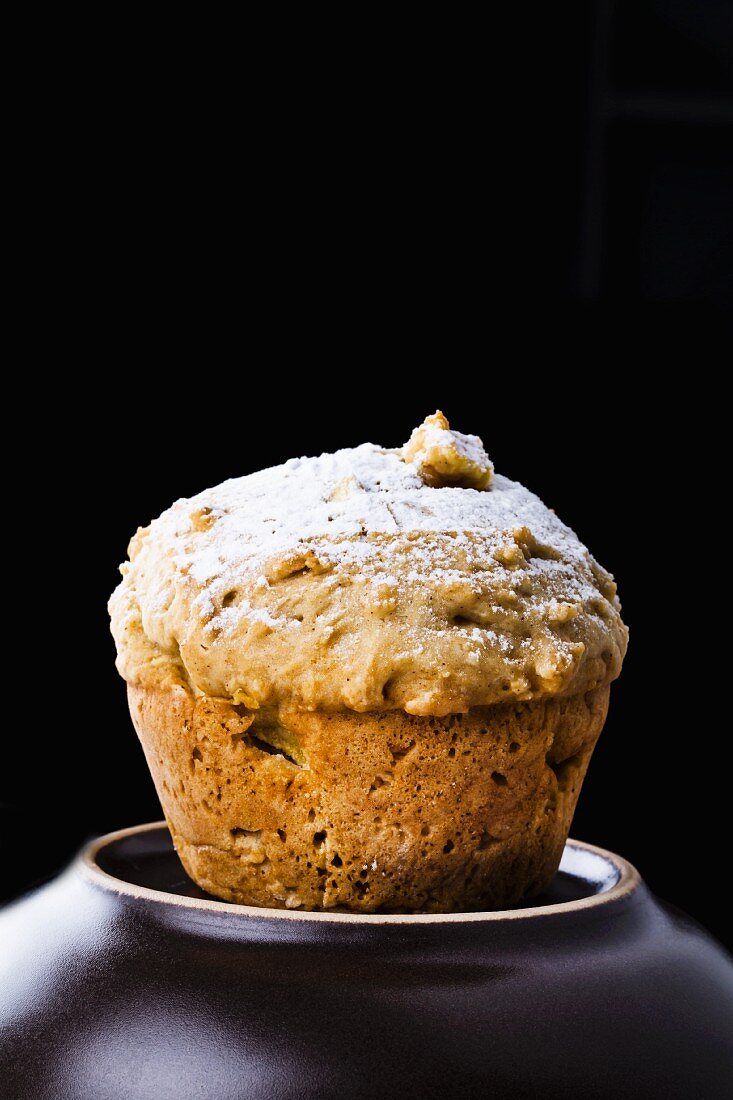 A pear and vanilla muffin