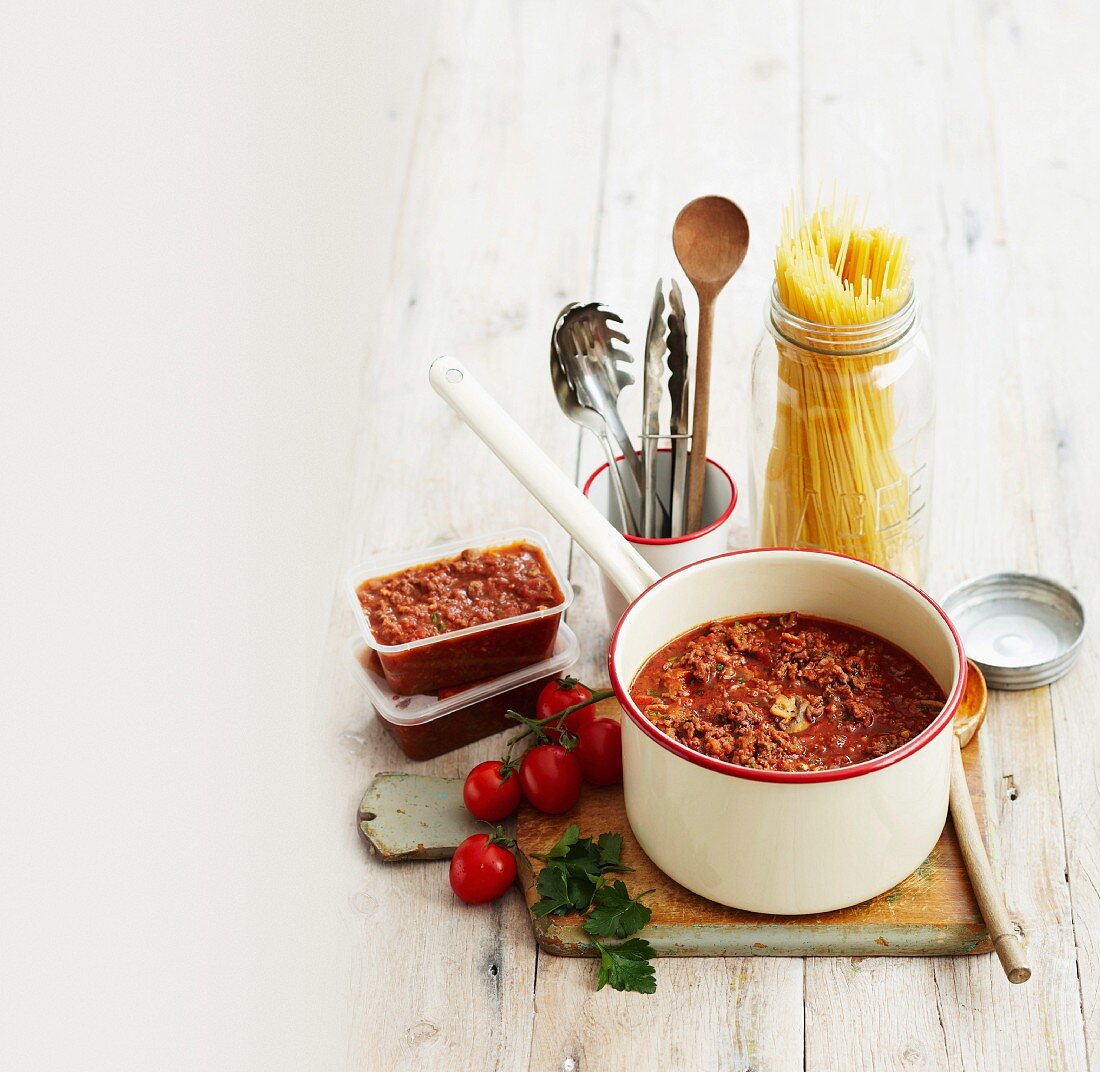 Selbstgemachte Bolognesesauce