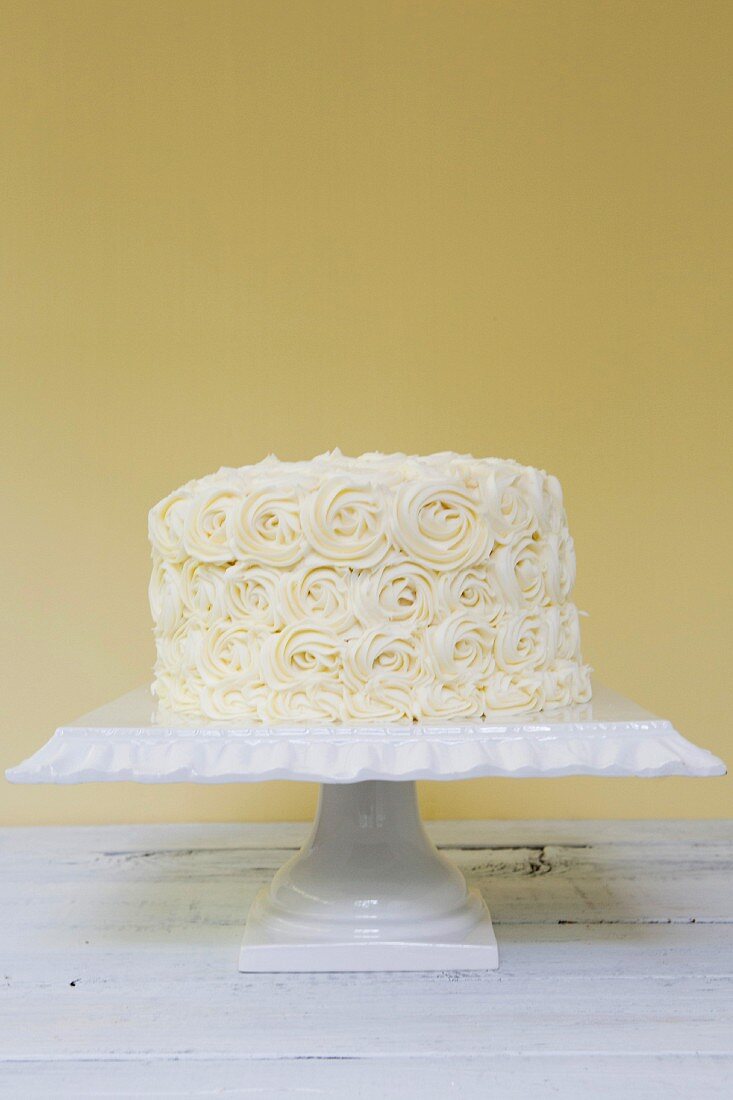 Wedding Cake with Vanilla Frosting