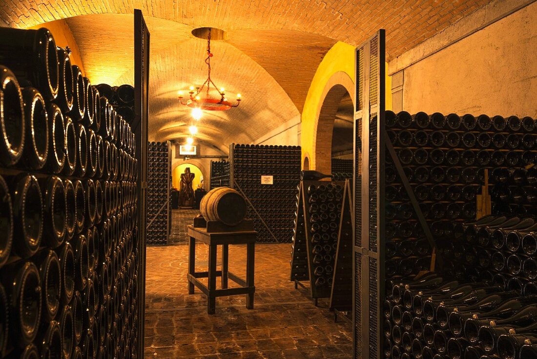 Großer Weinkeller, Lombardei, Italien
