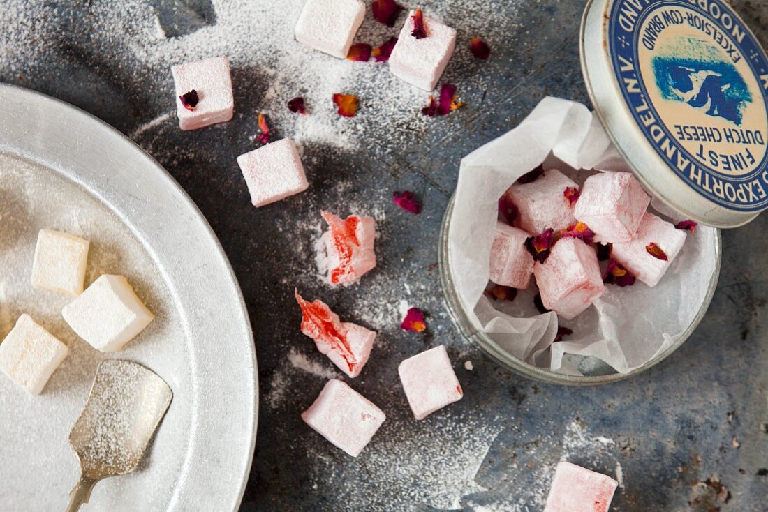 Turkish Delight mit Verpackung