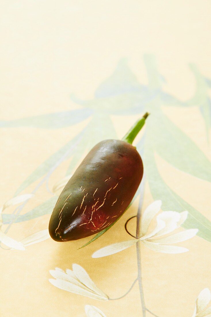A jalapeño chilli pepper