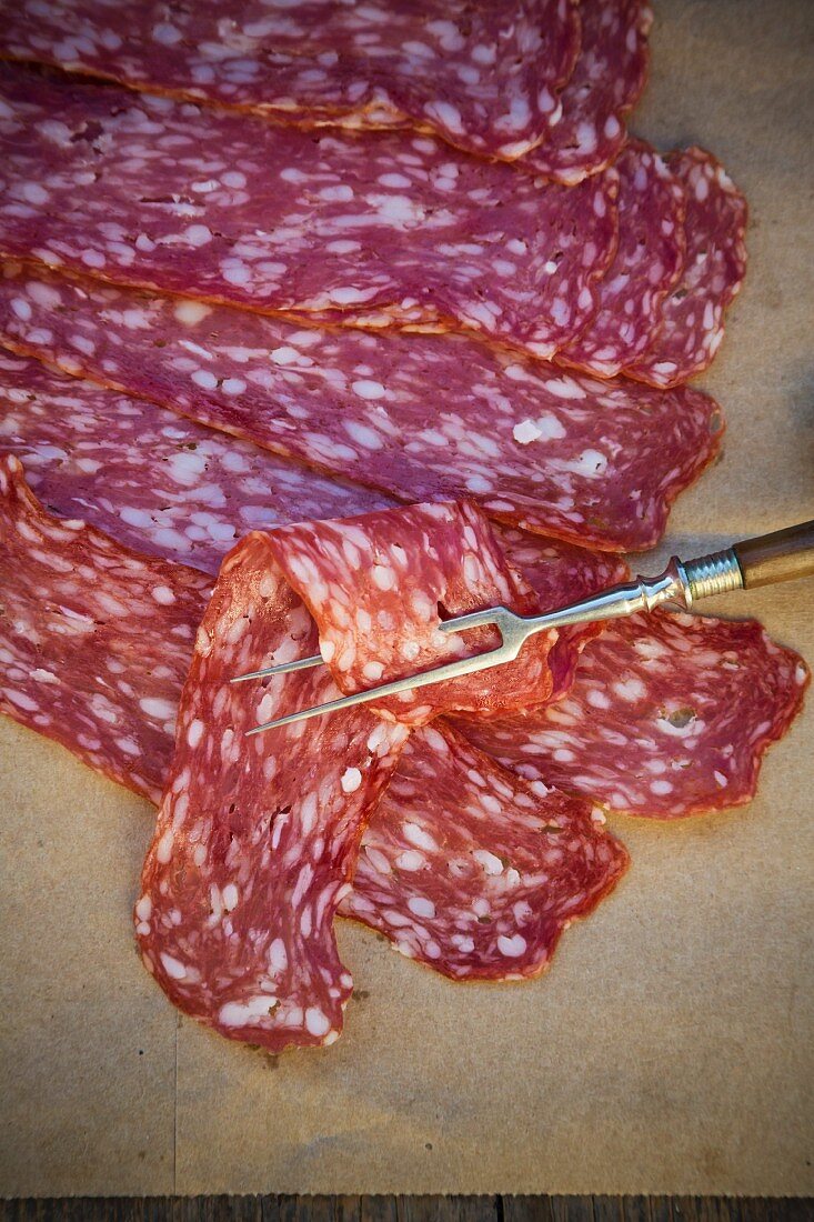 Spianata Romana (salami from the greater Rome region)