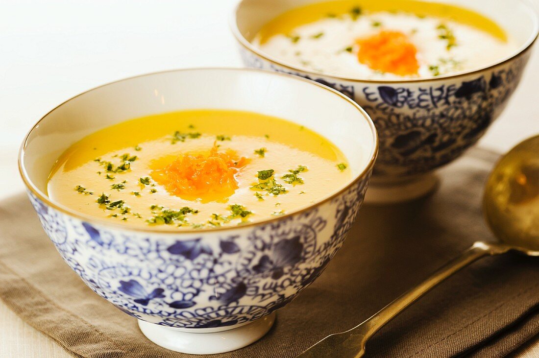 Karottencremesuppe