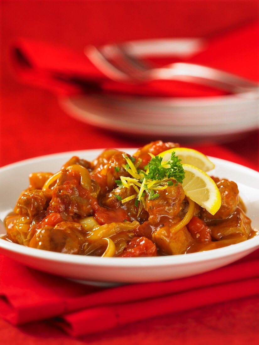 Flamenco stew (pork ragout)