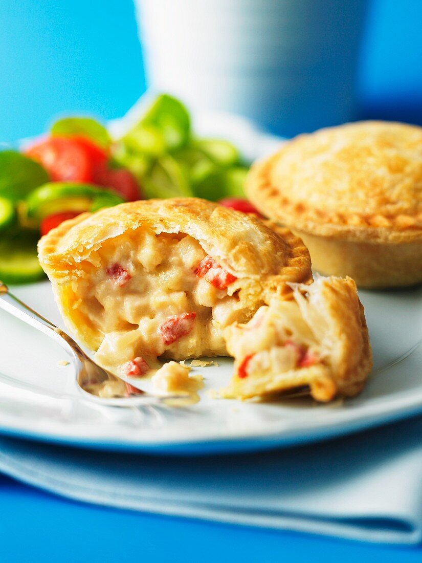 Swiss chicken pies