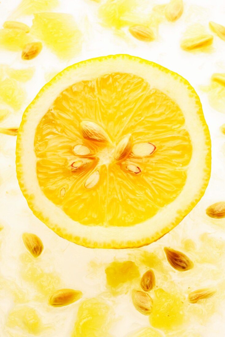 A lemon half