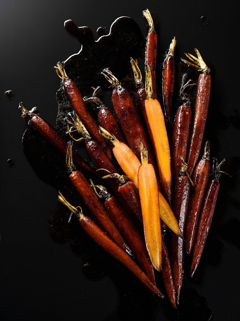 Carrots in balsamic vinegar