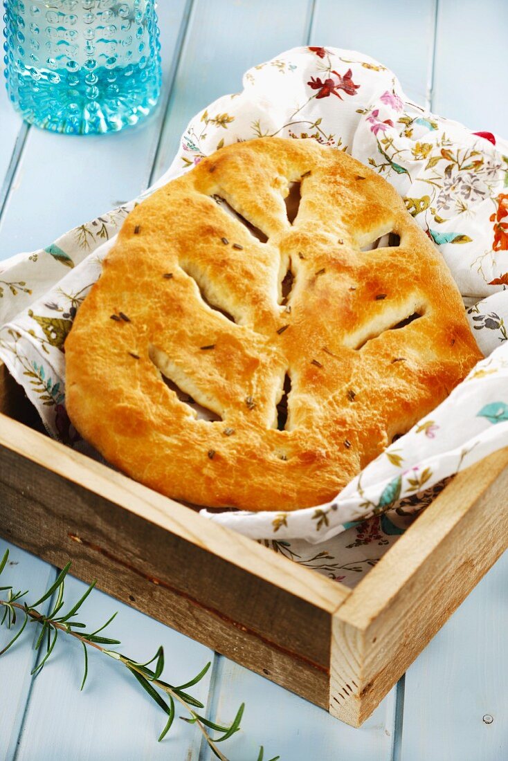 Focaccia with rosemary