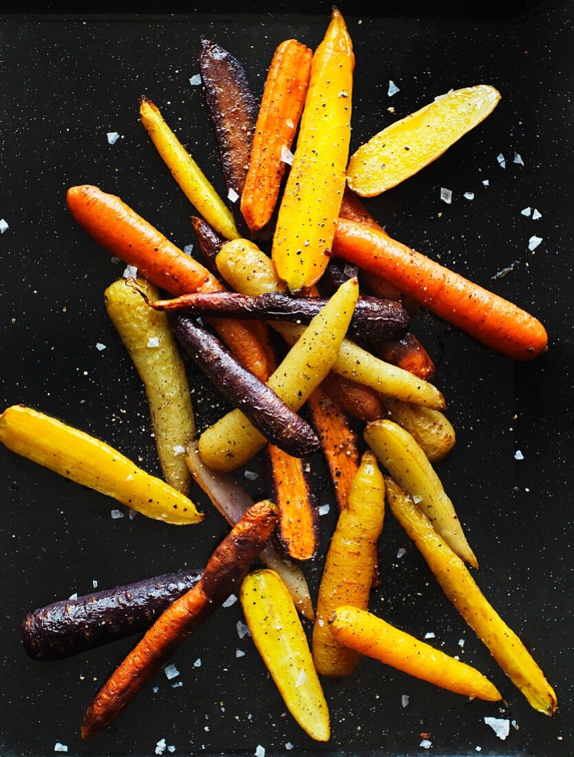 Ofengebackene Karotten