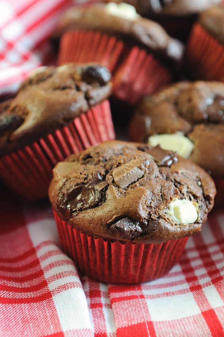 Triple chocolate cupcakes