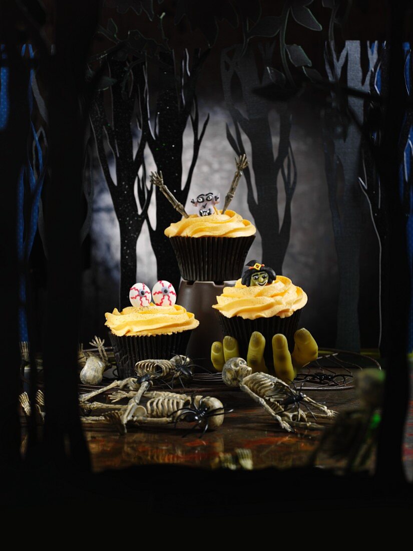 Cupcakes for a Halloween party