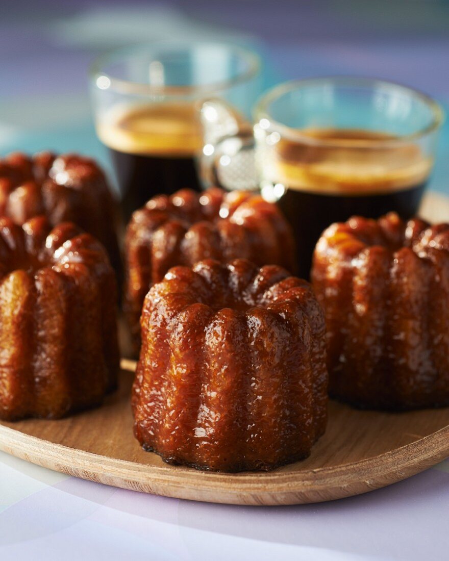 Canneles and coffee