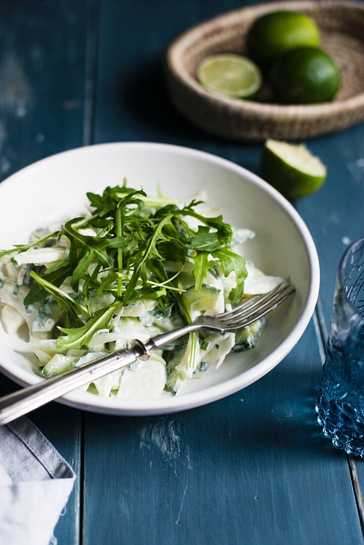 Fenchel-Rucola-Salat