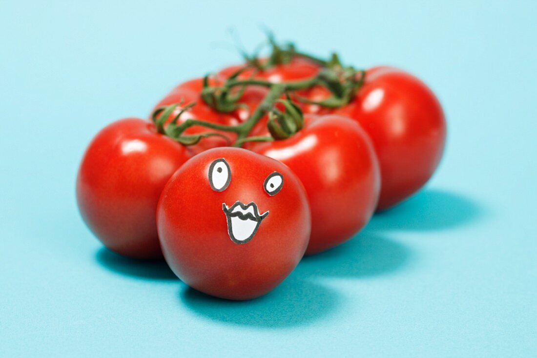 Tomatengesicht