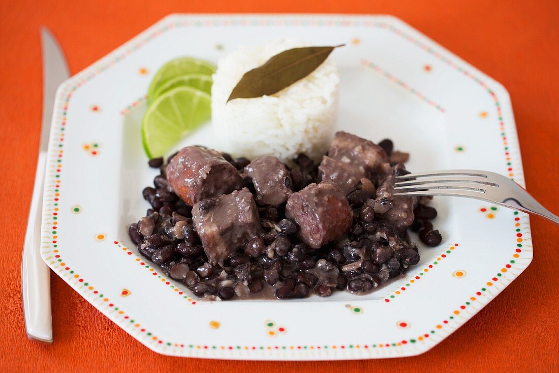 Feijoada (stew with black beans and sausage, Brazil)