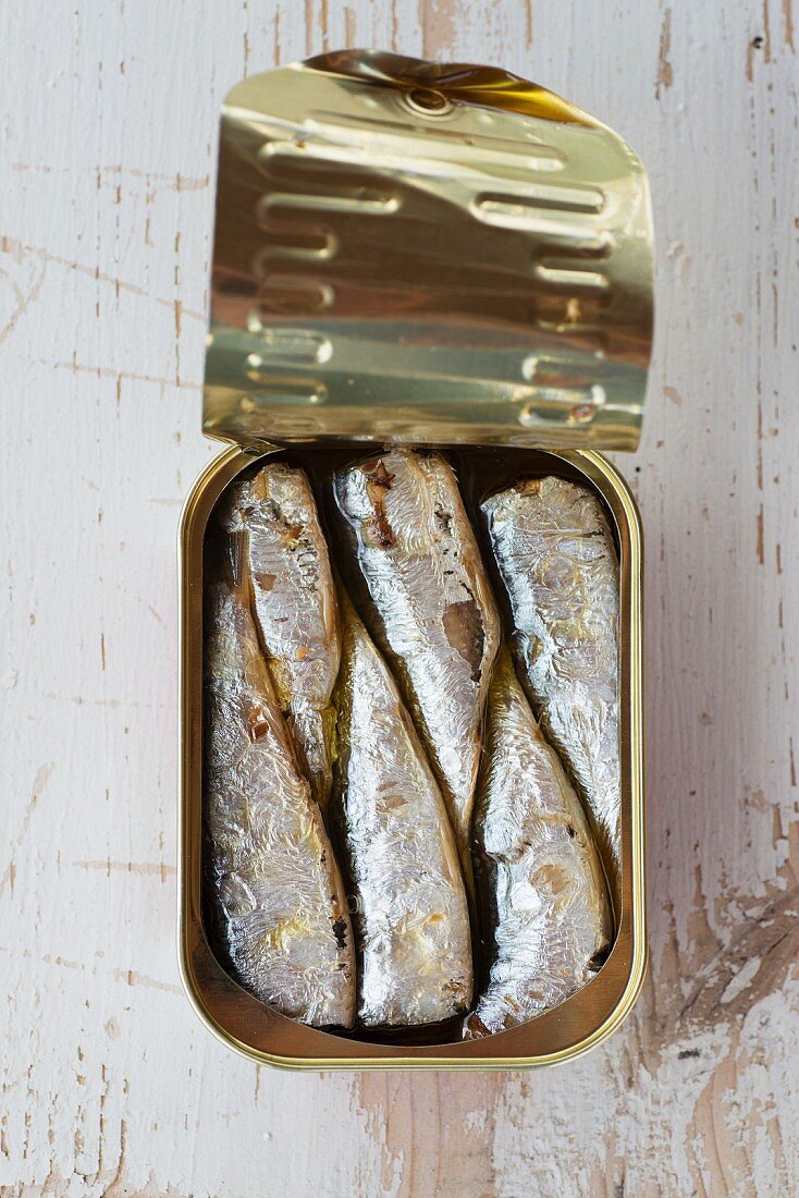 Sardines in a tin
