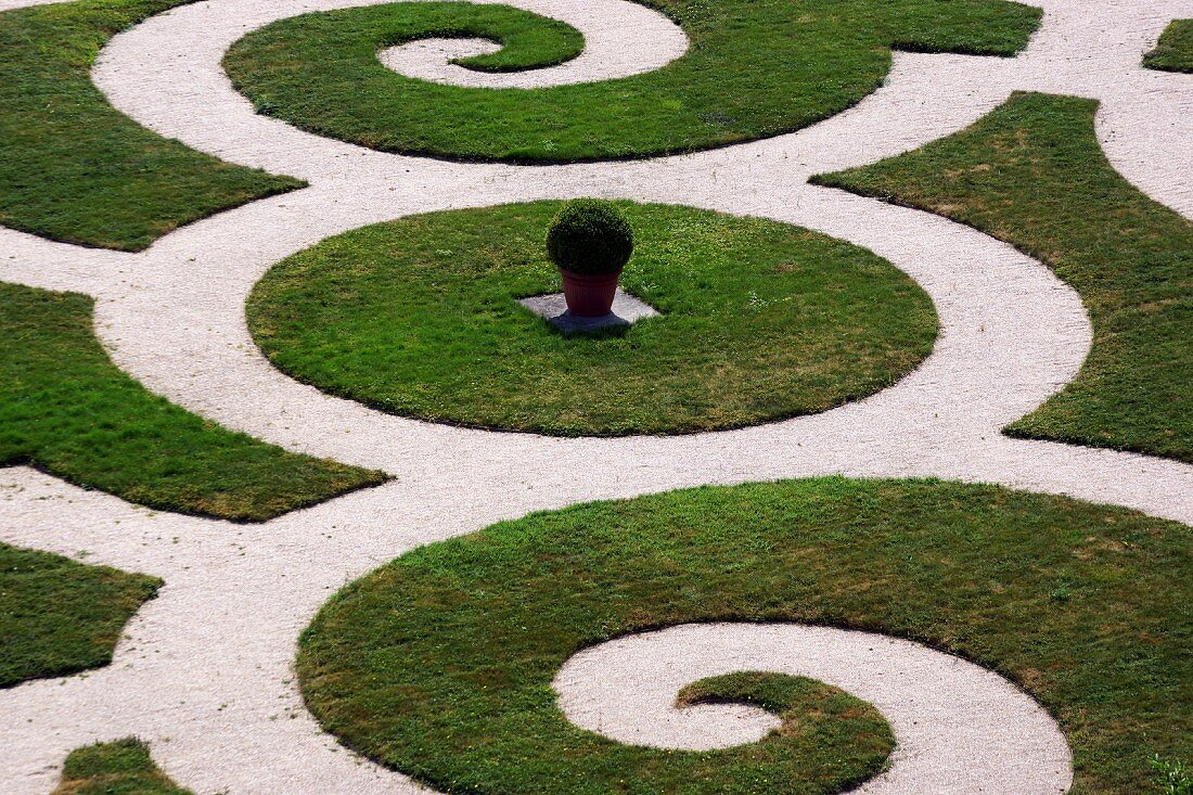 A view of the Garden of the Palace of Versailles