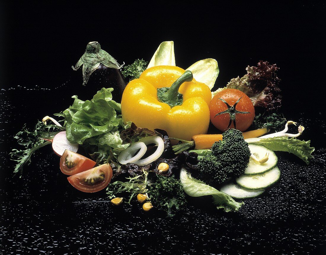 Assorted Vegetables Still Life