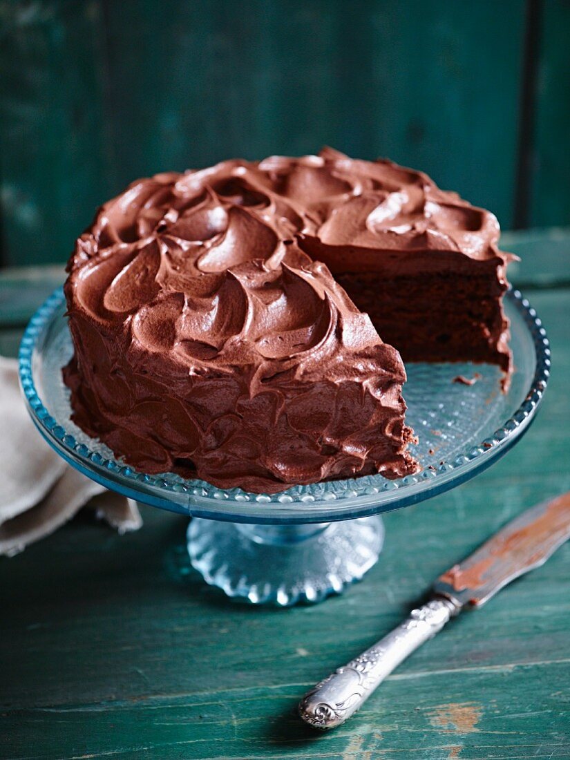 A creamy milk chocolate cake