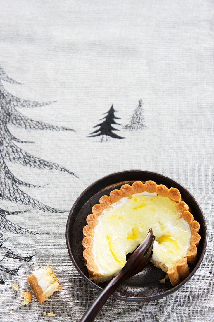 Cheesecake with orange cream (Christmas)